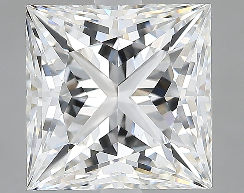 Lab-Grown 3.06 Carat Princess Cut Diamond color E Clarity VS1, precious stones, engagement diamonds