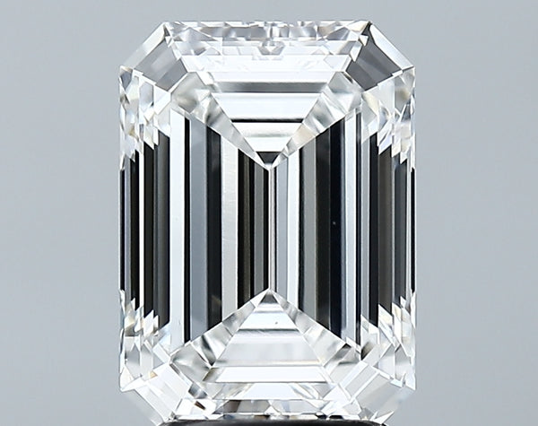Lab-Grown 3.05 Carat Emerald Cut Diamond color E Clarity VS1 With GIA Certificate, precious stones, engagement diamonds