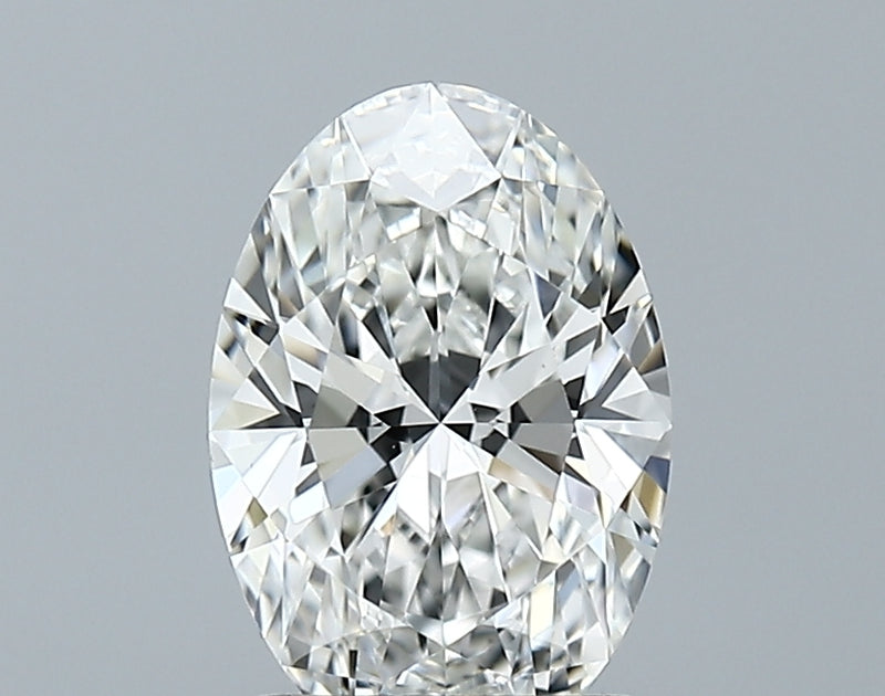 Lab-Grown 1.57 Carat Oval Shape Diamond color F Clarity VVS2, precious stones, engagement diamonds