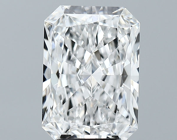 Lab-Grown 3.77 Carat Radiant Cut Diamond color E Clarity VVS2 With GIA Certificate, precious stones, engagement diamonds