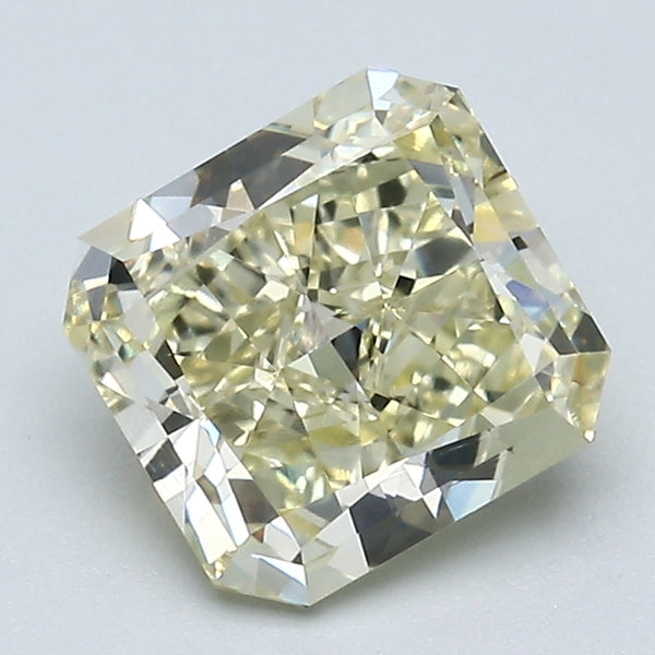 1.83 Carat Radiant Cut Natural Mined Diamond Fancy Light Brownish Yellow Color VVS2 Clarity With GIA Certificate, natural diamonds, precious stones, engagement diamonds