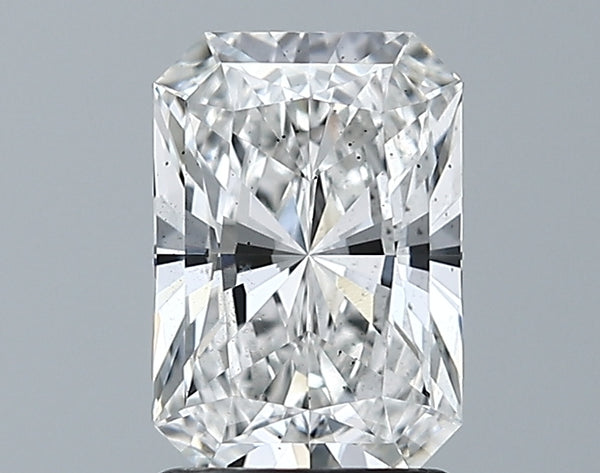 Lab-Grown 1.50 Carat Radiant Cut Diamond color E Clarity SI1 With GIA Certificate, precious stones, engagement diamonds