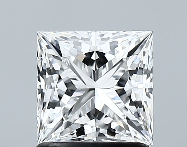 Lab-Grown 1.30 Carat Princess Cut Diamond color E Clarity VS1 With GIA Certificate, precious stones, engagement diamonds