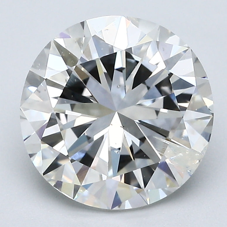 3.00 Carat Round Brilliant Diamond color H Clarity I2, natural diamonds, precious stones, engagement diamonds