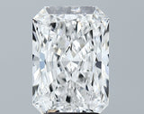 Lab-Grown 3.11 Carat Radiant Cut Diamond color E Clarity VVS2 With GIA Certificate, precious stones, engagement diamonds