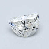 0.55 Carat Half Moon Shape Diamond color H Clarity SI2, natural diamonds, precious stones, engagement diamonds