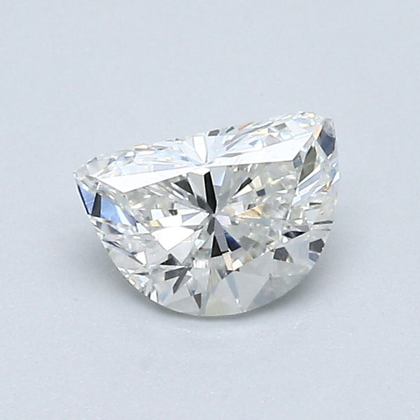 0.55 Carat Half Moon Shape Diamond color H Clarity SI2, natural diamonds, precious stones, engagement diamonds