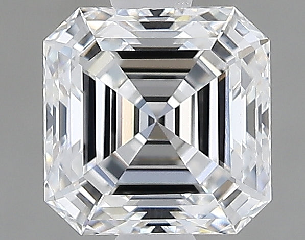 Lab-Grown 1.05 Carat Asscher Cut Diamond color E Clarity VVS2 With GIA Certificate, precious stones, engagement diamonds