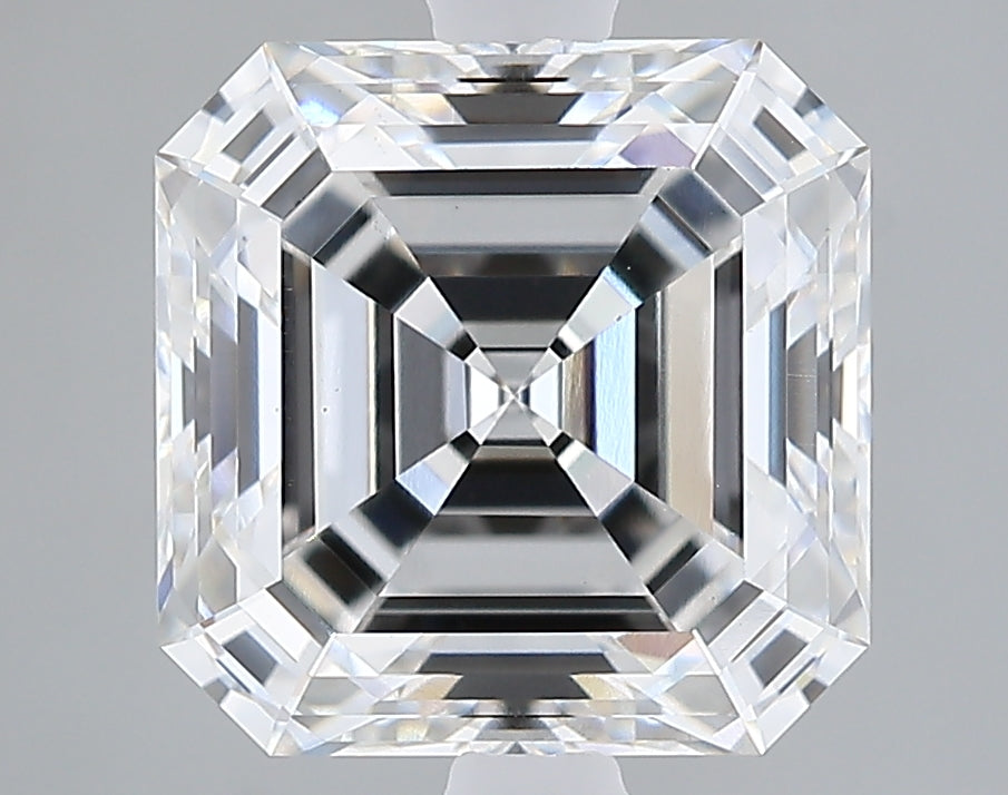 Lab-Grown 3.19 Carat Asscher Cut Diamond color F Clarity VS1 With GIA Certificate, precious stones, engagement diamonds