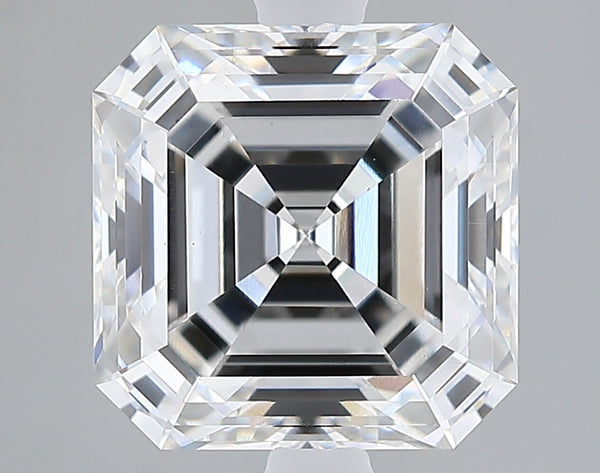 Lab-Grown 3.19 Carat Asscher Cut Diamond color F Clarity VS1 With GIA Certificate, precious stones, engagement diamonds