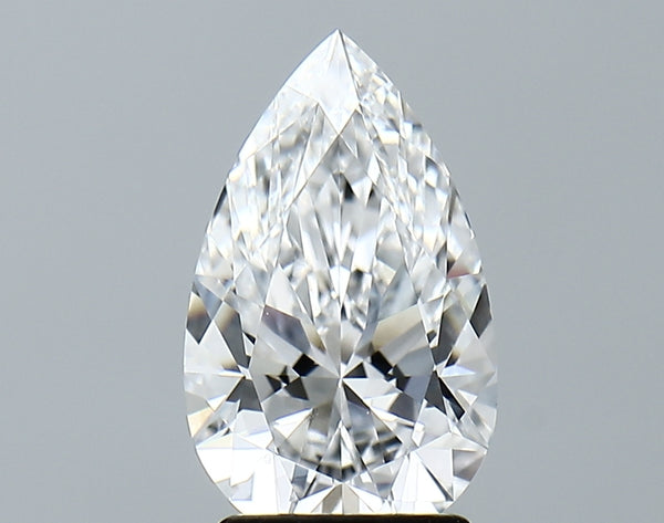 Lab-Grown 2.04 Carat Pear Shape Diamond color D Clarity VS1, precious stones, engagement diamonds