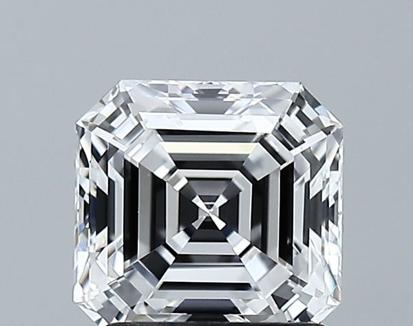 Lab-Grown 1.67 Carat Asscher Cut Diamond color D Clarity VS1 With GIA Certificate, precious stones, engagement diamonds