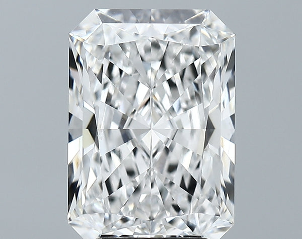 Lab-Grown 4.14 Carat Radiant Cut Diamond color E Clarity VVS2 With GIA Certificate, precious stones, engagement diamonds