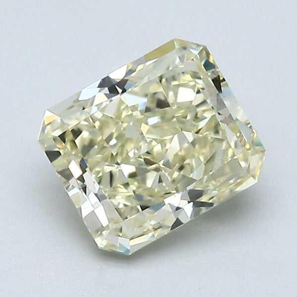 1.30 Carat Radiant Cut Natural Mined Diamond Fancy Light  Yellow Color VS1 Clarity With GIA Certificate, natural diamonds, precious stones, engagement diamonds