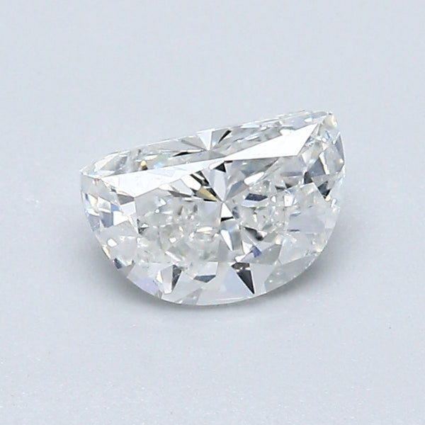 0.45 Carat Half Moon Shape Diamond color H Clarity VS2, natural diamonds, precious stones, engagement diamonds