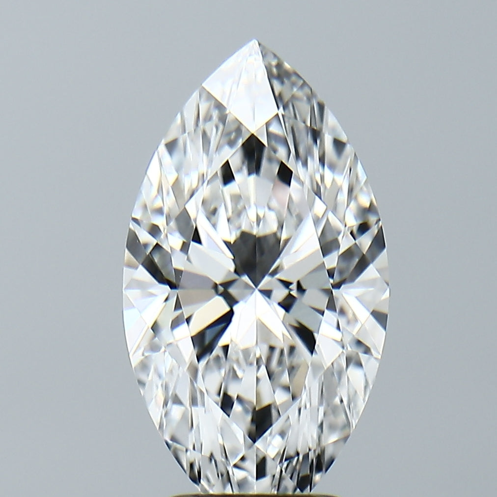 Lab-Grown 3.61 Carat Marquis Shape Diamond color E Clarity VVS2, precious stones, engagement diamonds