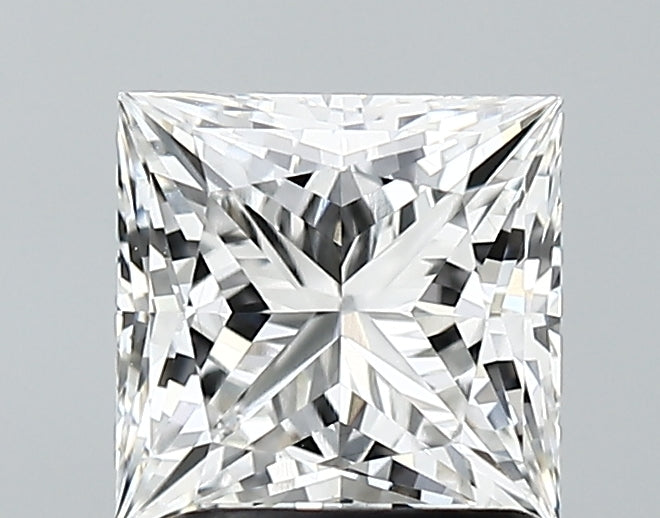 Lab-Grown 1.79 Carat Princess Cut Diamond color E Clarity VS1 With GIA Certificate, precious stones, engagement diamonds