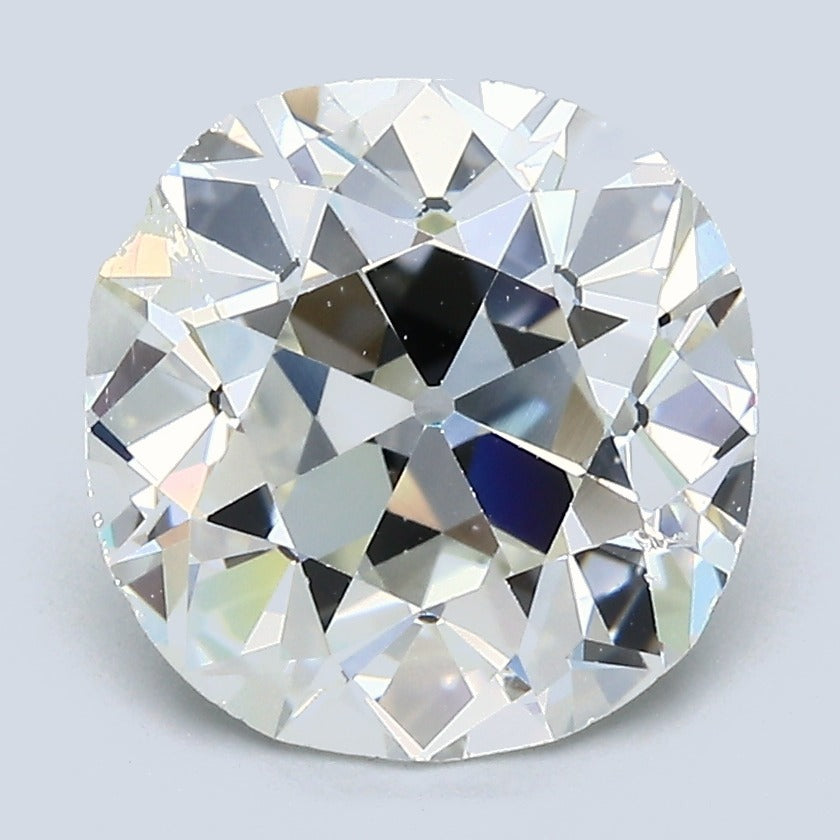 3.80 Carat Old Miner Cut Antique Natural Mined Diamond J Color I2 Clarity With GIA Certificate, natural diamonds, precious stones, engagement diamonds