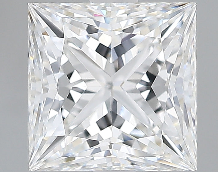 Lab-Grown 2.17 Carat Princess Cut Diamond color E Clarity VVS2, precious stones, engagement diamonds