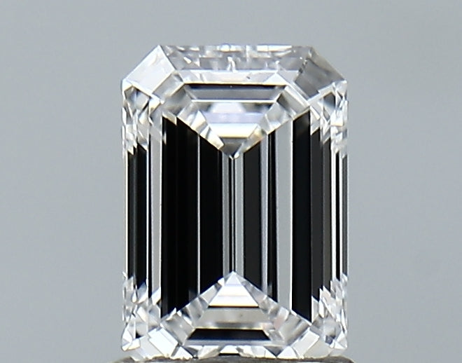 Lab-Grown 1.01 Carat Emerald Cut Diamond color E Clarity VVS2, precious stones, engagement diamonds