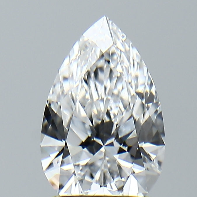 Lab-Grown 1.47 Carat Pear Shape Diamond color D Clarity VVS2, precious stones, engagement diamonds