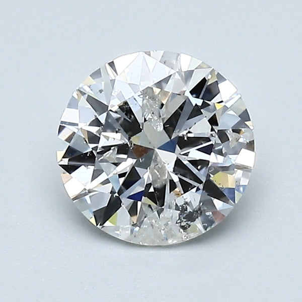 1.00 Carat Round Brilliant Natural Mined Diamond G Color I2 Clarity With GIA Certificate, natural diamonds, precious stones, engagement diamonds