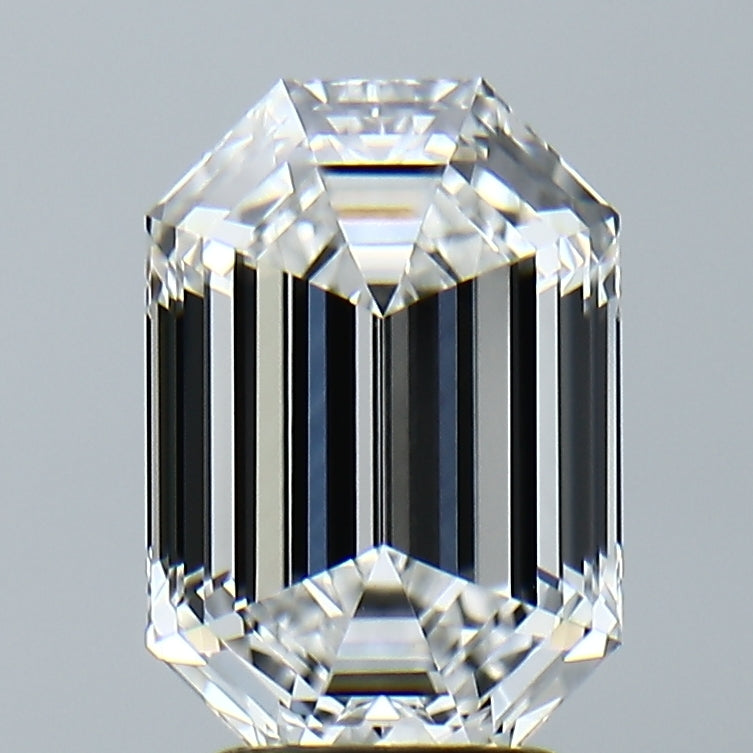 Lab-Grown 3.08 Carat Emerald Cut Diamond color D Clarity VVS2, precious stones, engagement diamonds