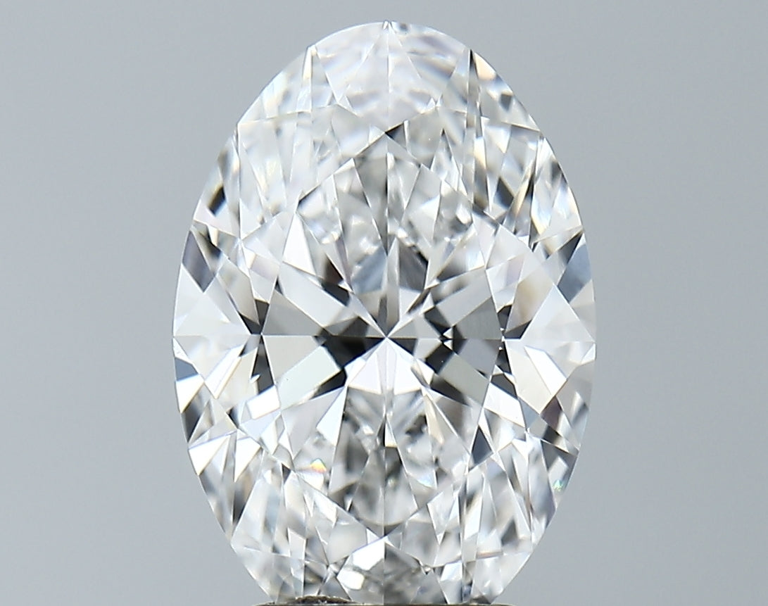 Lab-Grown 4.15 Carat Oval Shape Diamond color E Clarity VVS2 With GIA Certificate, precious stones, engagement diamonds