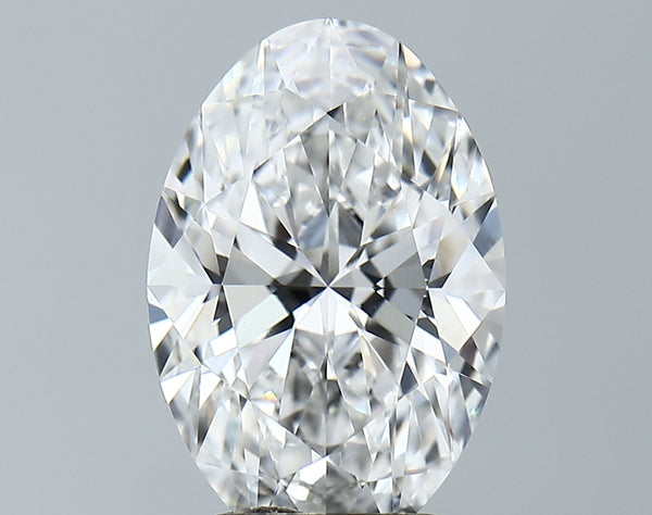 Lab-Grown 4.15 Carat Oval Shape Diamond color E Clarity VVS2 With GIA Certificate, precious stones, engagement diamonds