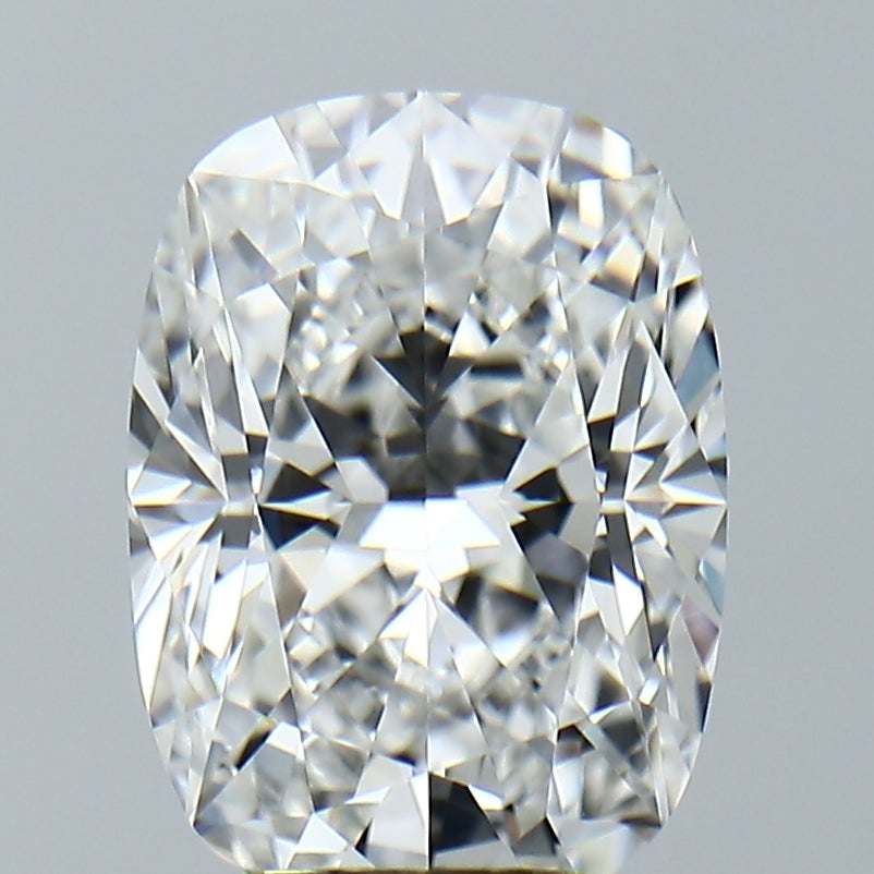 Lab-Grown 3.74 Carat Cushion Brilliant Diamond color E Clarity VVS2, precious stones, engagement diamonds