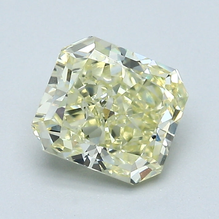 1.20 Carat Radiant Cut Natural Mined Diamond Fancy Light  Yellow Color VS1 Clarity With GIA Certificate, natural diamonds, precious stones, engagement diamonds