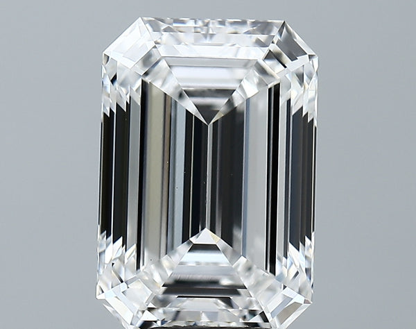Lab-Grown 5.54 Carat Emerald Cut Diamond color E Clarity VS1 With GIA Certificate, precious stones, engagement diamonds
