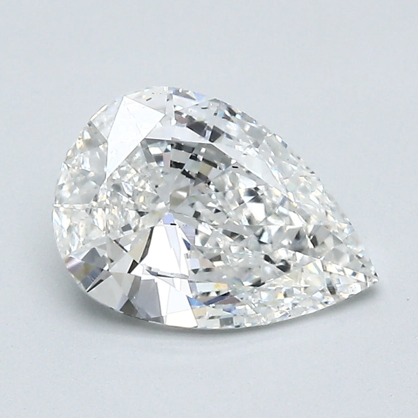 1.40 Carat Pear Shape Natural Mined Diamond G Color SI1 Clarity With GIA Certificate, natural diamonds, precious stones, engagement diamonds