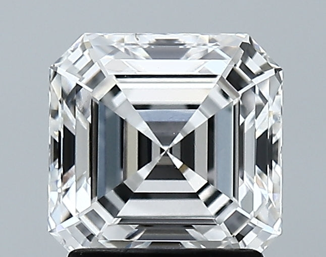 Lab-Grown 1.85 Carat Asscher Cut Diamond color E Clarity VS1 With GIA Certificate, precious stones, engagement diamonds