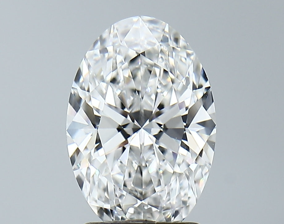 Lab-Grown 2.18 Carat Oval Shape Diamond color D Clarity VVS2, precious stones, engagement diamonds