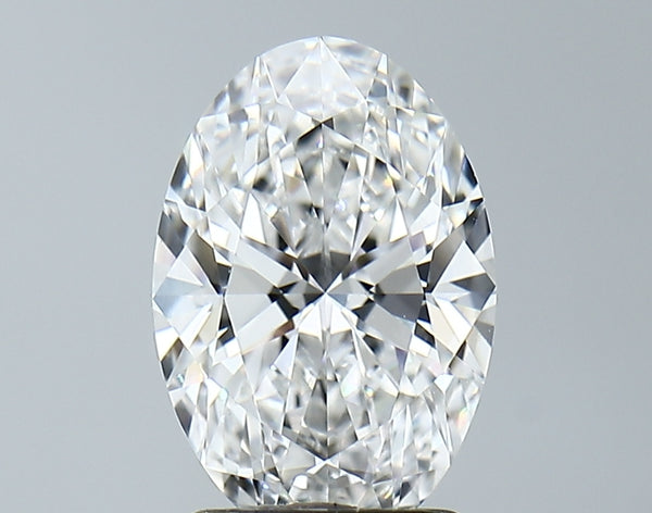 Lab-Grown 2.18 Carat Oval Shape Diamond color D Clarity VVS2, precious stones, engagement diamonds