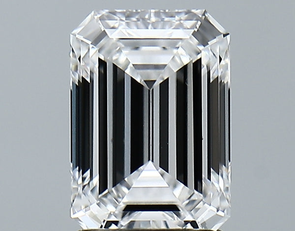 Lab-Grown 2.04 Carat Emerald Cut Diamond color D Clarity VVS2 With GIA Certificate, precious stones, engagement diamonds