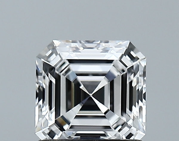 Lab-Grown 1.06 Carat Asscher Cut Diamond color D Clarity VS1 With GIA Certificate, precious stones, engagement diamonds