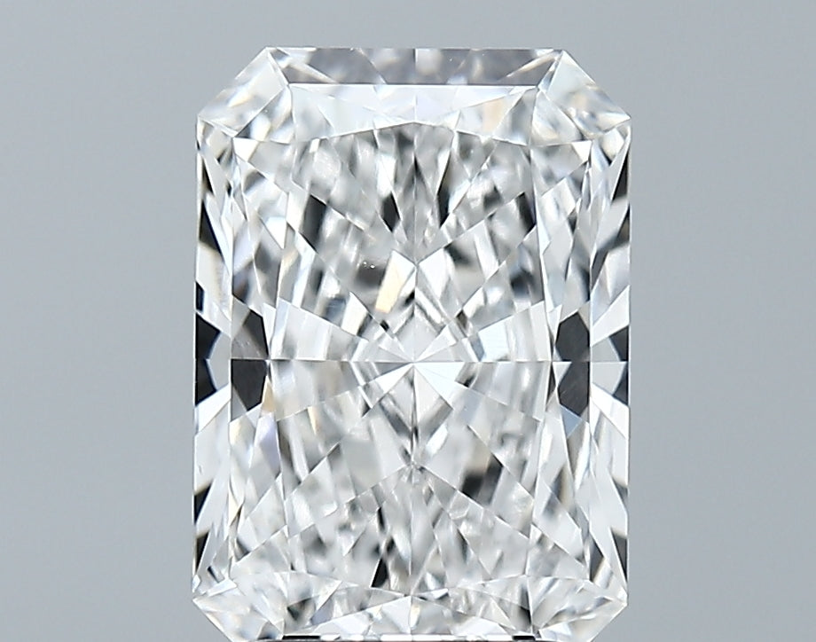 Lab-Grown 3.14 Carat Radiant Cut Diamond color E Clarity VVS2 With GIA Certificate, precious stones, engagement diamonds