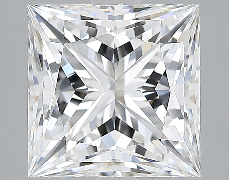 Lab-Grown 2.56 Carat Princess Cut Diamond color E Clarity VVS2, precious stones, engagement diamonds