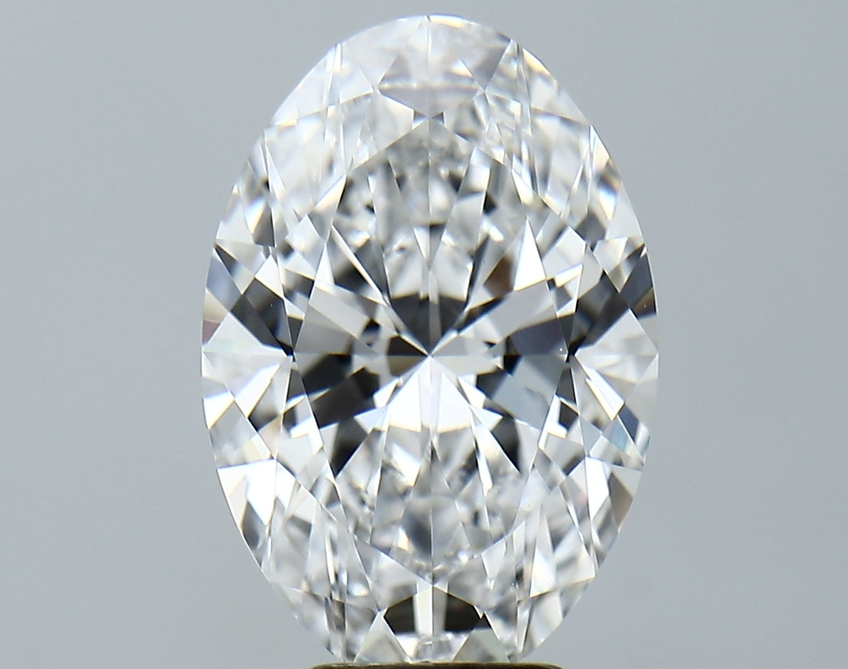 Lab-Grown 5.28 Carat Oval Shape Diamond color E Clarity VVS2 With GIA Certificate, precious stones, engagement diamonds