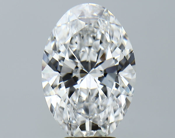 Lab-Grown 5.28 Carat Oval Shape Diamond color E Clarity VVS2 With GIA Certificate, precious stones, engagement diamonds