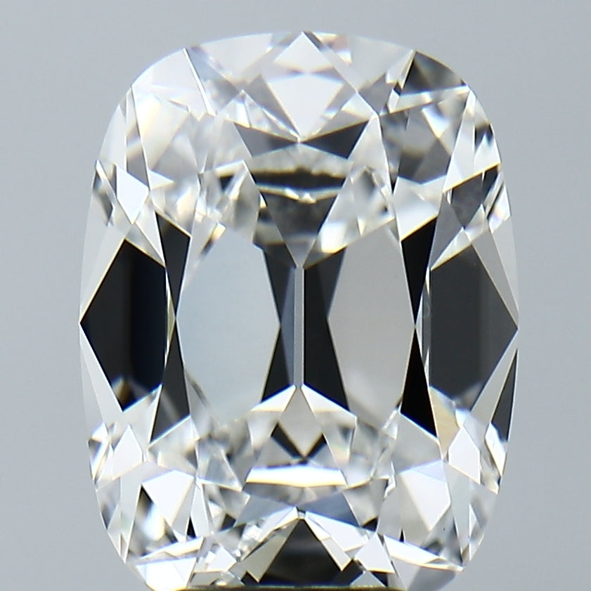 Lab-Grown 5.47 Carat Antique Cushion Cut Diamond color E Clarity VS1, precious stones, engagement diamonds