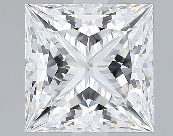 Lab-Grown 2.31 Carat Princess Cut Diamond color E Clarity VS2 With GIA Certificate, precious stones, engagement diamonds