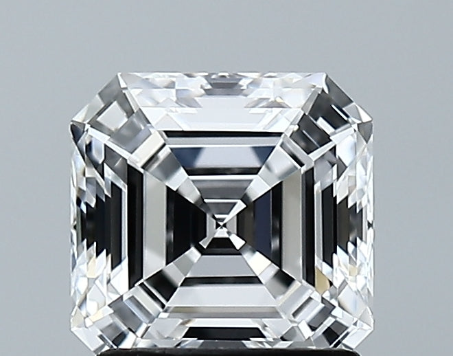 Lab-Grown 1.52 Carat Asscher Cut Diamond color D Clarity VVS2 With GIA Certificate, precious stones, engagement diamonds