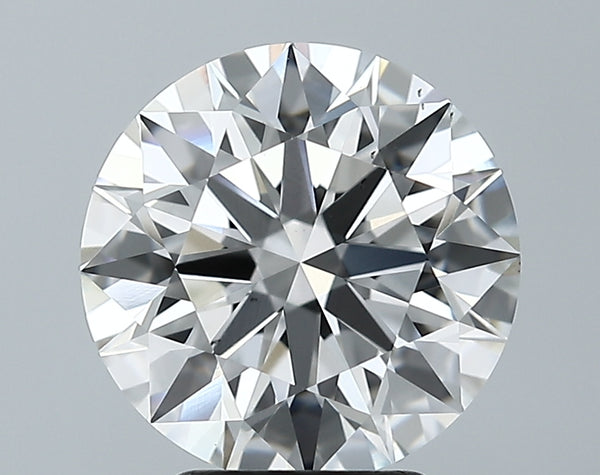 Lab-Grown 3.40 Carat Round Brilliant Diamond color F Clarity VS2 With GIA Certificate, precious stones, engagement diamonds