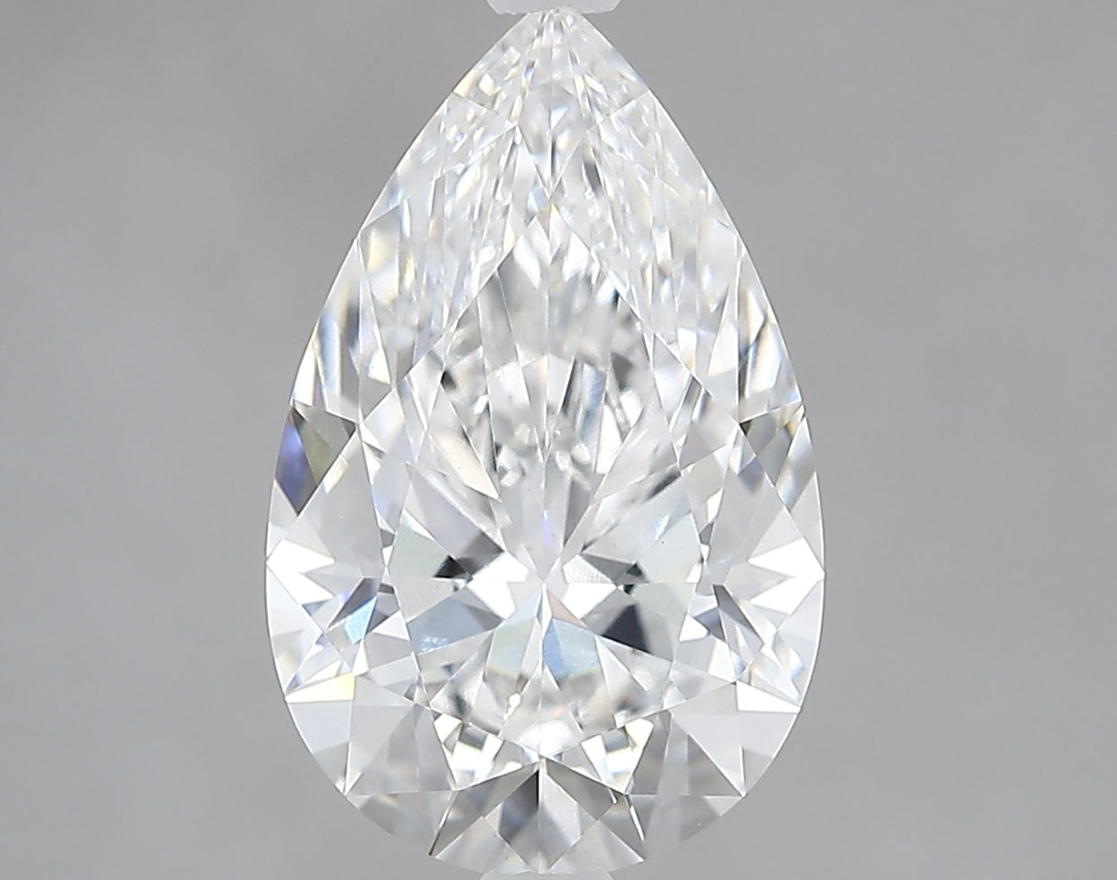 Lab-Grown 2.94 Carat Pear Shape Diamond color E Clarity VVS2, precious stones, engagement diamonds