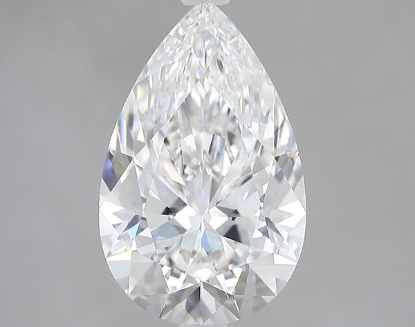 Lab-Grown 2.94 Carat Pear Shape Diamond color E Clarity VVS2, precious stones, engagement diamonds