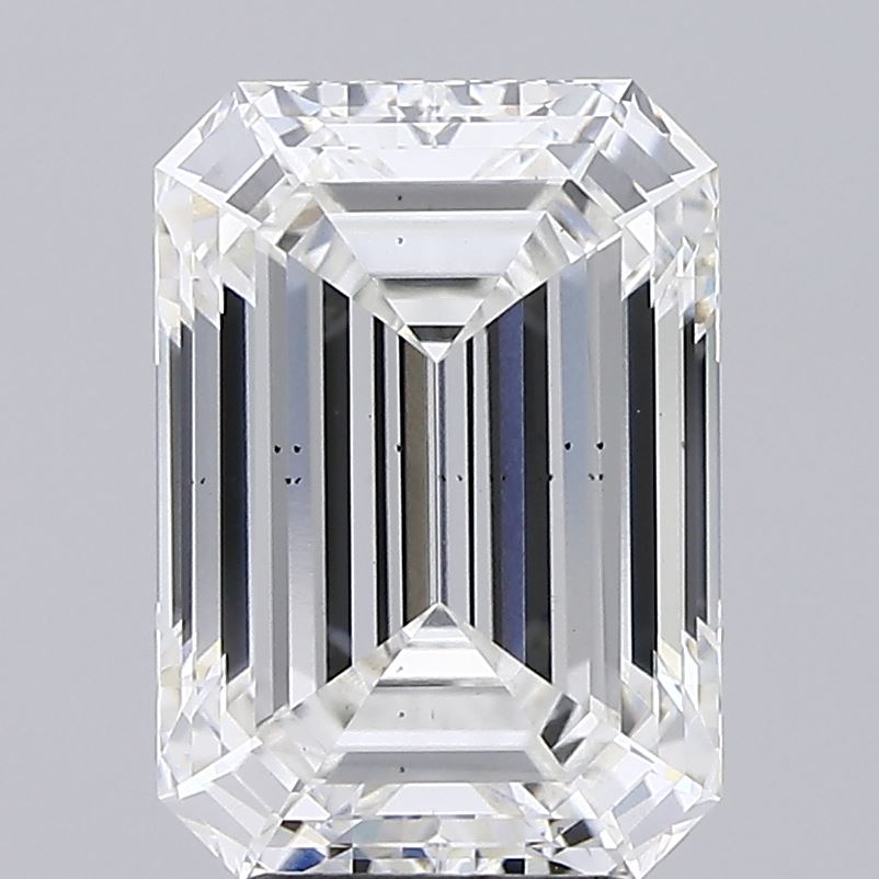 Lab-Grown 5.15 Carat Emerald Cut Diamond color G Clarity SI1 With GIA Certificate, precious stones, engagement diamonds