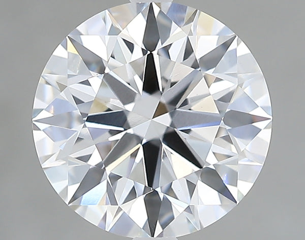 Lab-Grown 2.81 Carat Round Brilliant Diamond color E Clarity VS1, precious stones, engagement diamonds